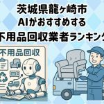 龍ヶ崎市　AIがおすすめする 不用品回収業者ランキング